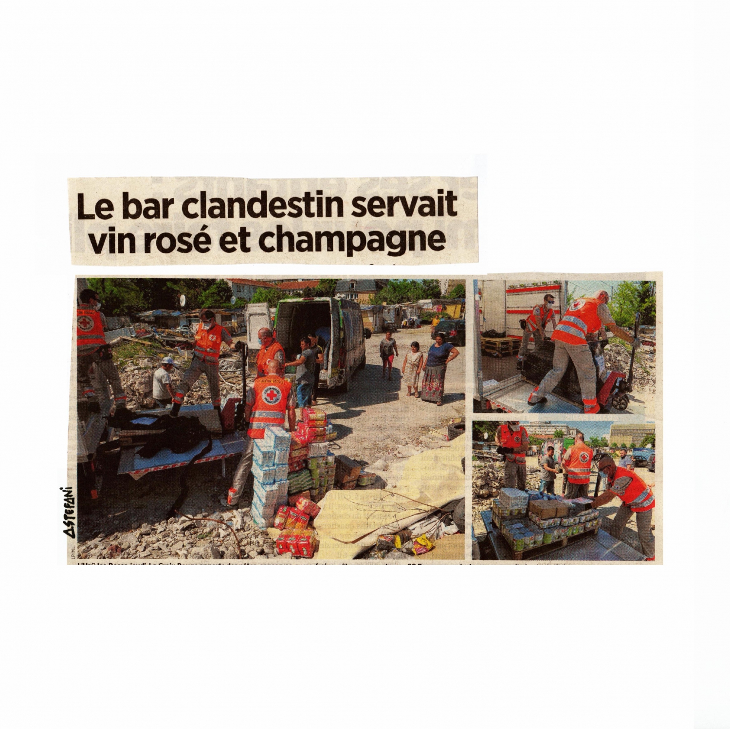 Le bar clandestin servait rose et champagne