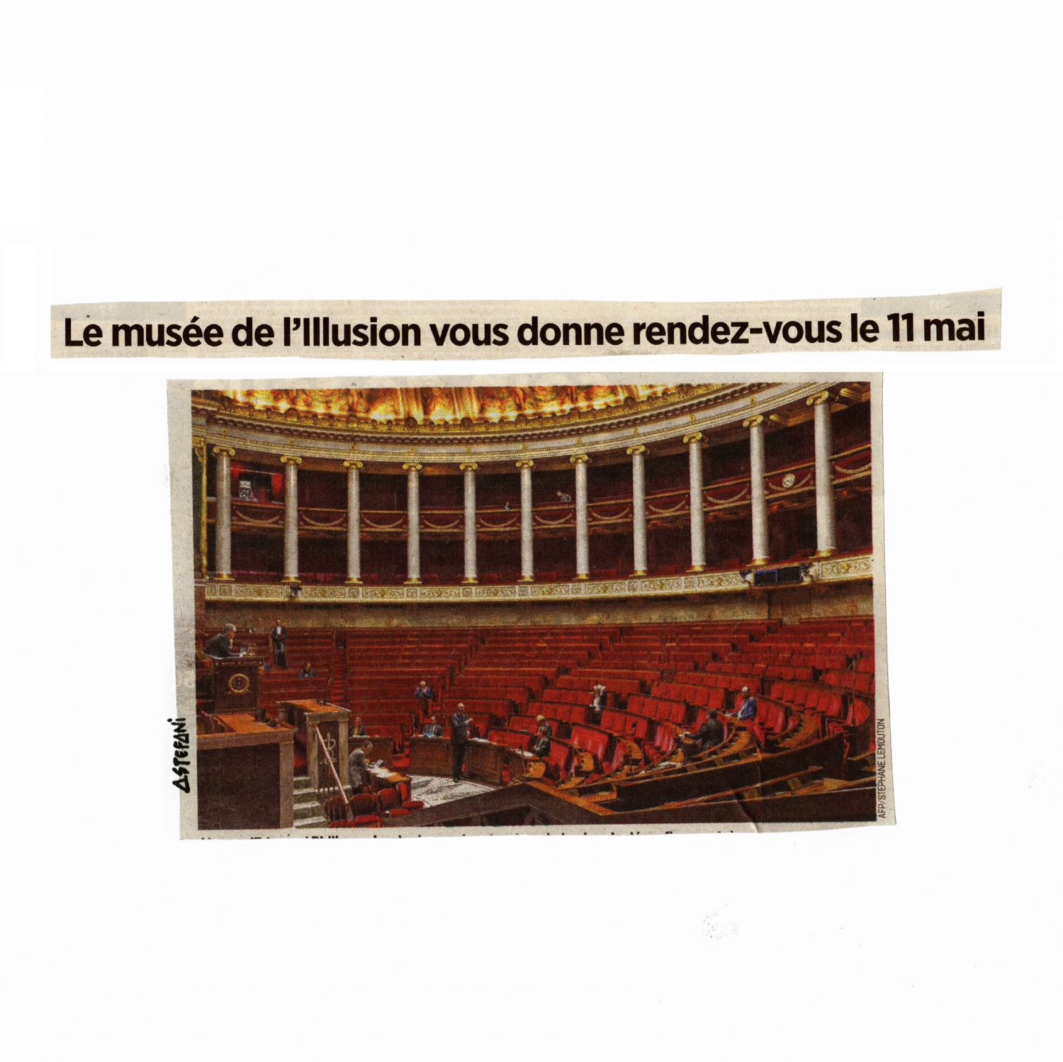 le musee de illusion vous donne rdv le 11 mai