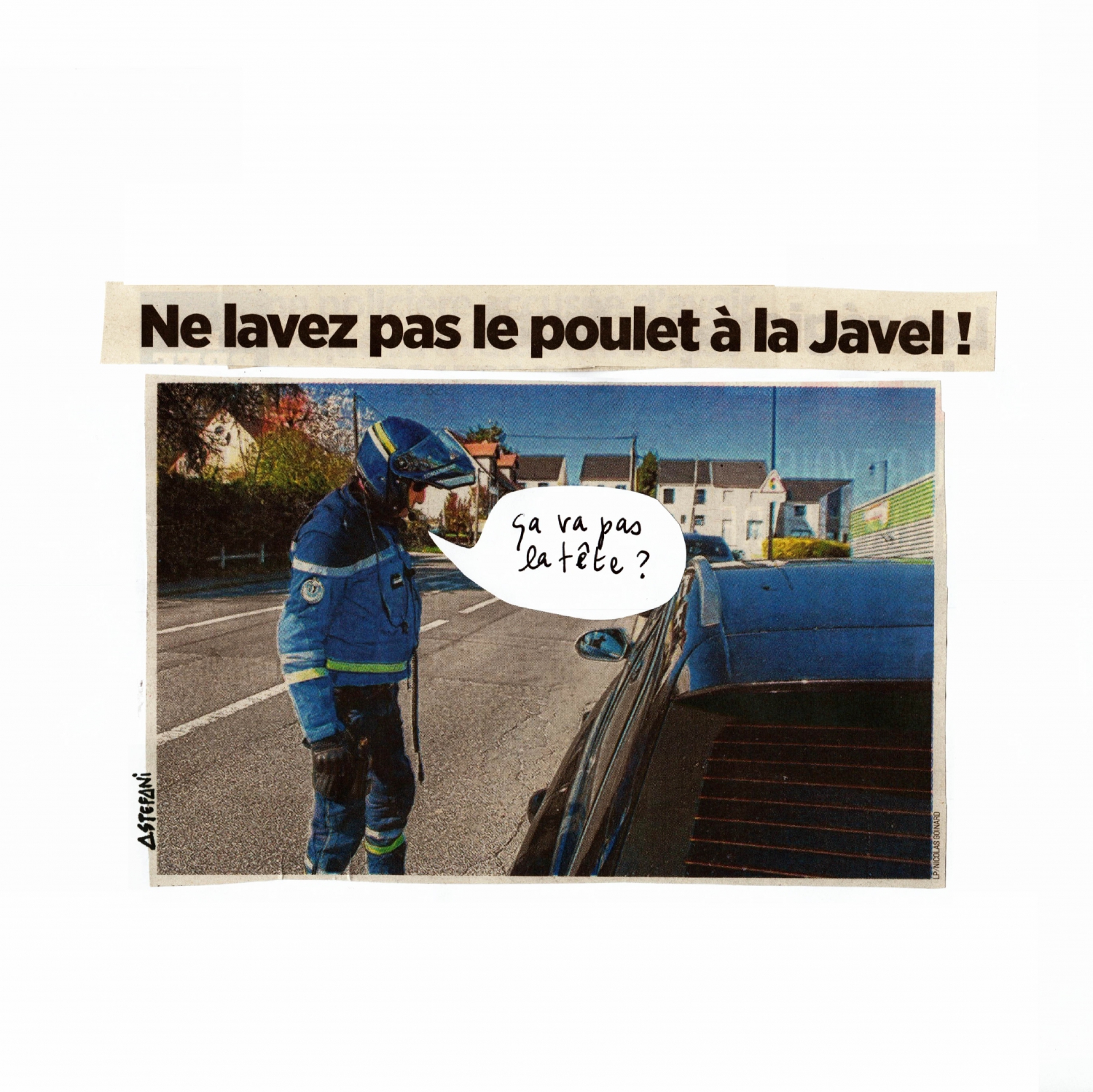 Ne lavez pas le poulet a la javel